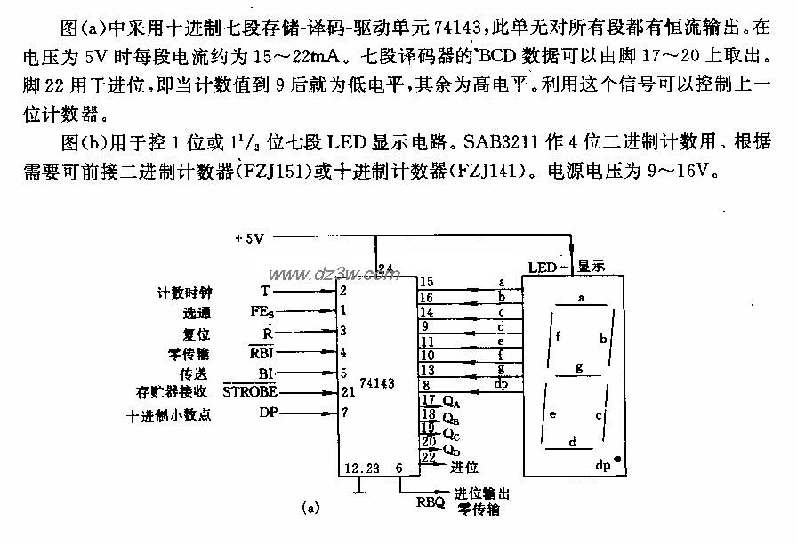 计数器中15D显示的控制电电路图