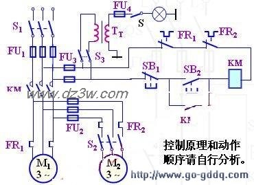 C620-1型普通车床控制线电路图