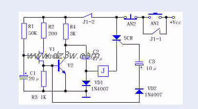 低电压下继电器的吸合措电路图