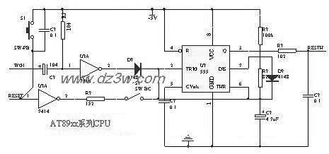 51的看门狗电路电路图