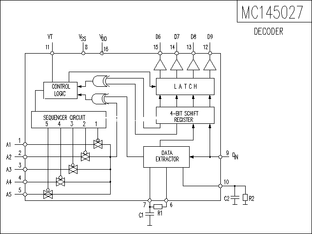 MC145027电路电路图