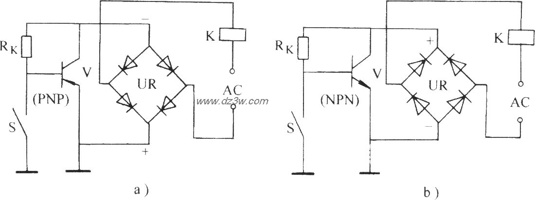 交流电子继电器电路电路图