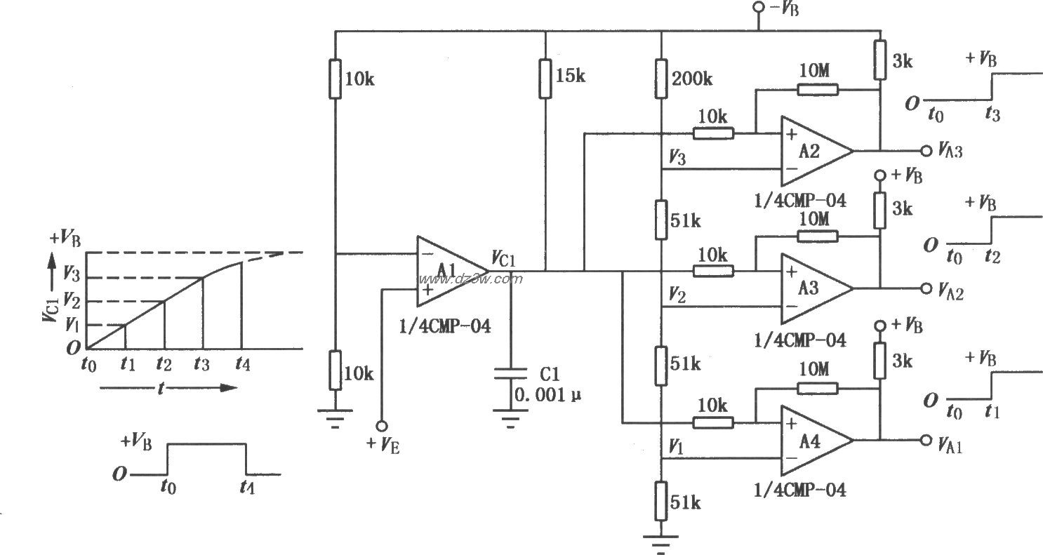 多级输出的延迟电路电路图
