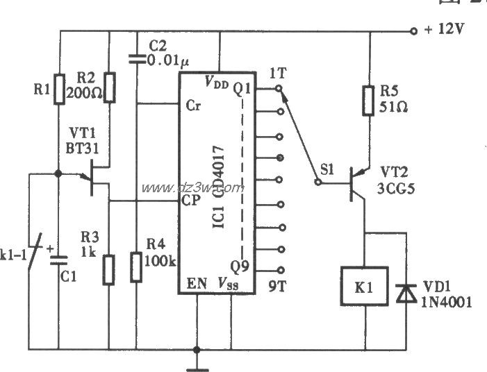 9时段l20秒倒计时音乐提电路图