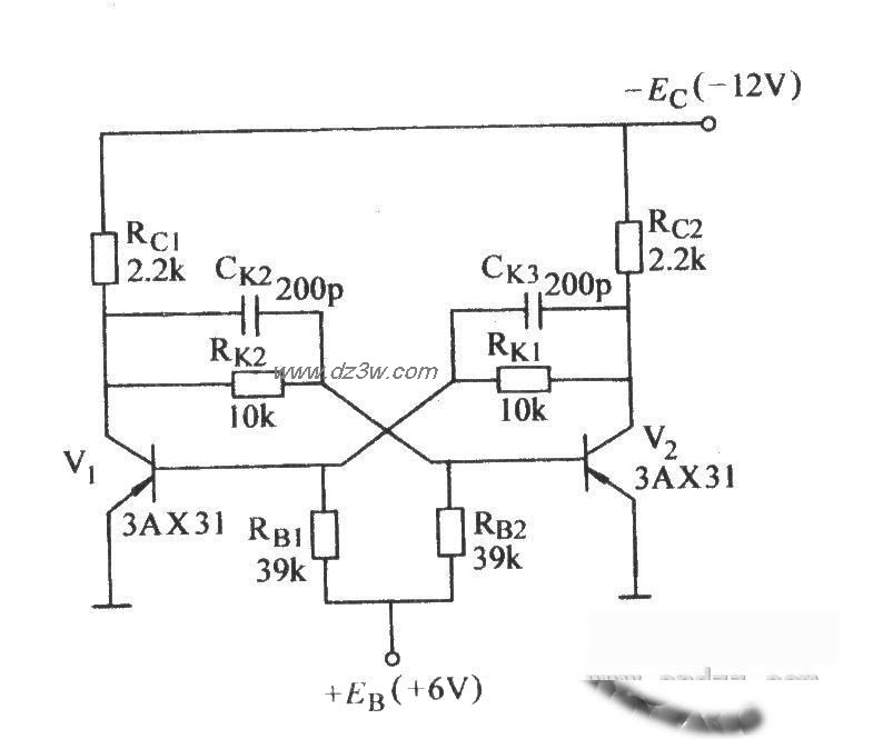 双稳态电路电路图