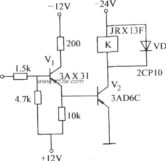 射极跟随器与反相器联合电路图