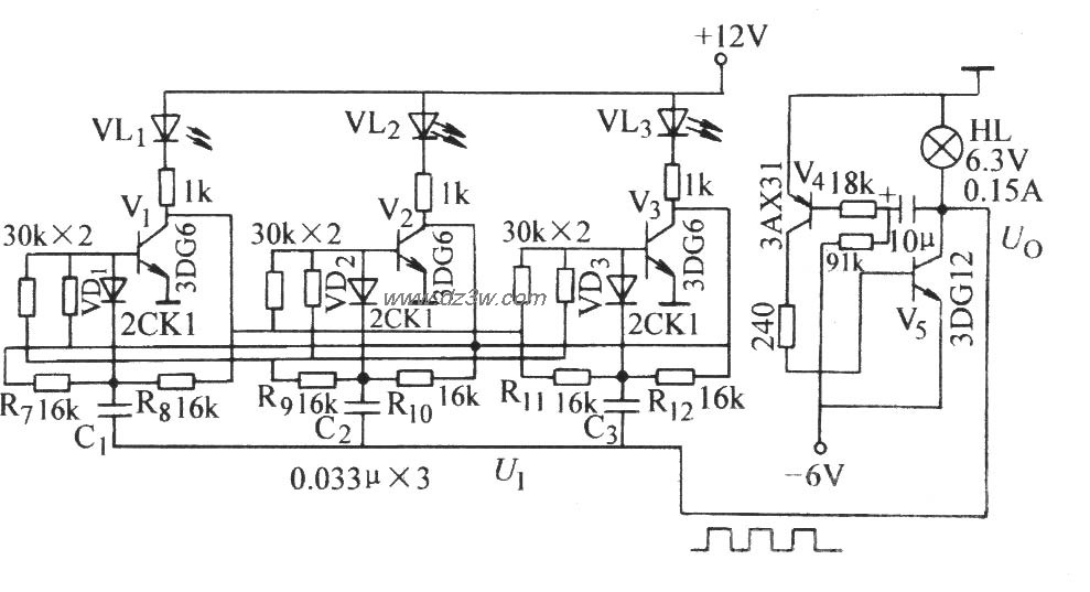 三稳态电路电路图
