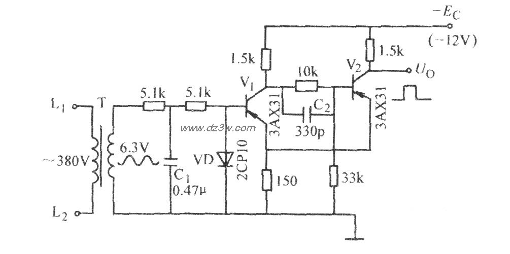 简单电子催眠器电路图电路图