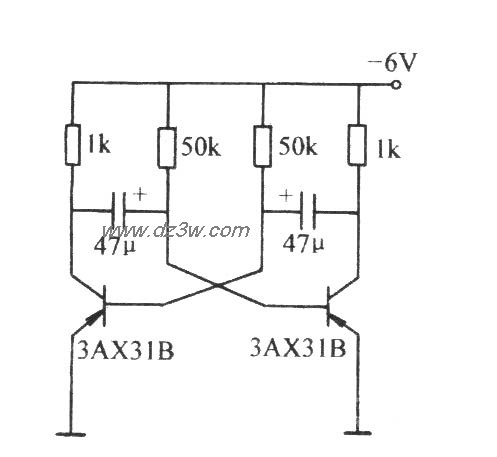 低频无稳态电路电路图