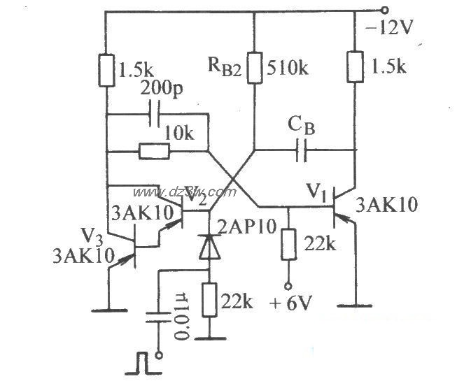 具有较长暂稳时间的单稳电路图