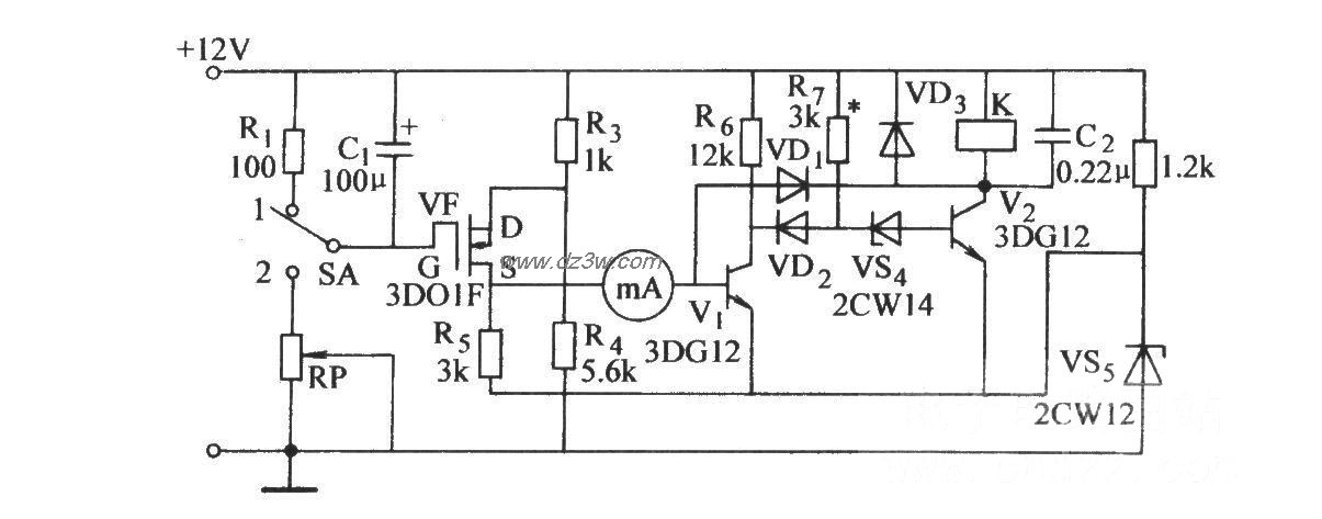 绝缘栅场效应晶体管长延电路图