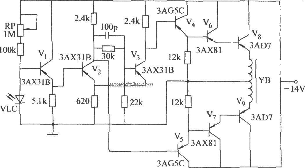 变形的射极耦合双稳态电电路图