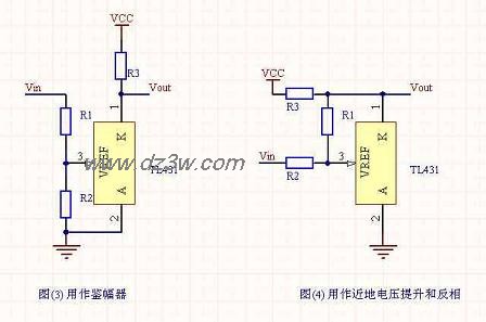 TL431组成的鉴幅器电路电路图