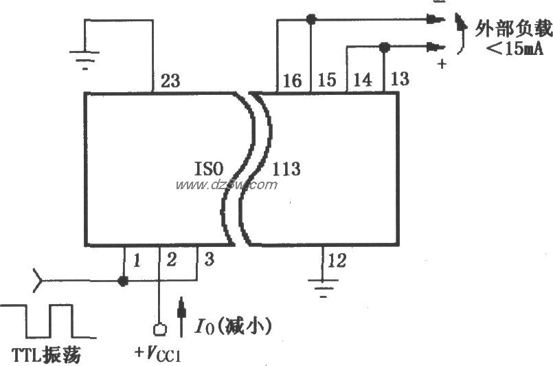 减小功耗的ISOll3电路电路图