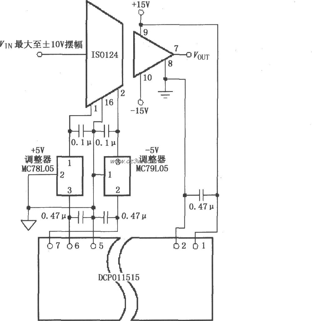 提高电源抑制比(PSR)电路电路图
