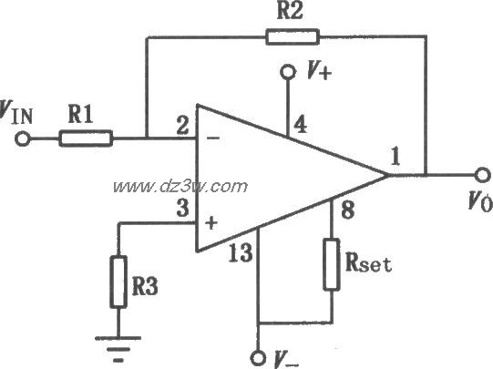 CFl4753单、双电源高输入电路图