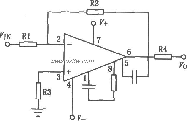 μA709双电源通用型单运电路图