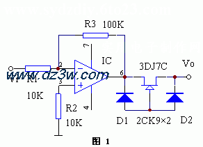 运放输出过流保护电路电路图