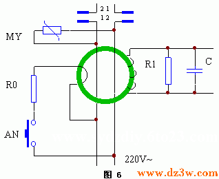 漏电保护器中的过压保护电路图