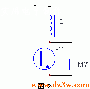 行，场输出三极管过压保电路图