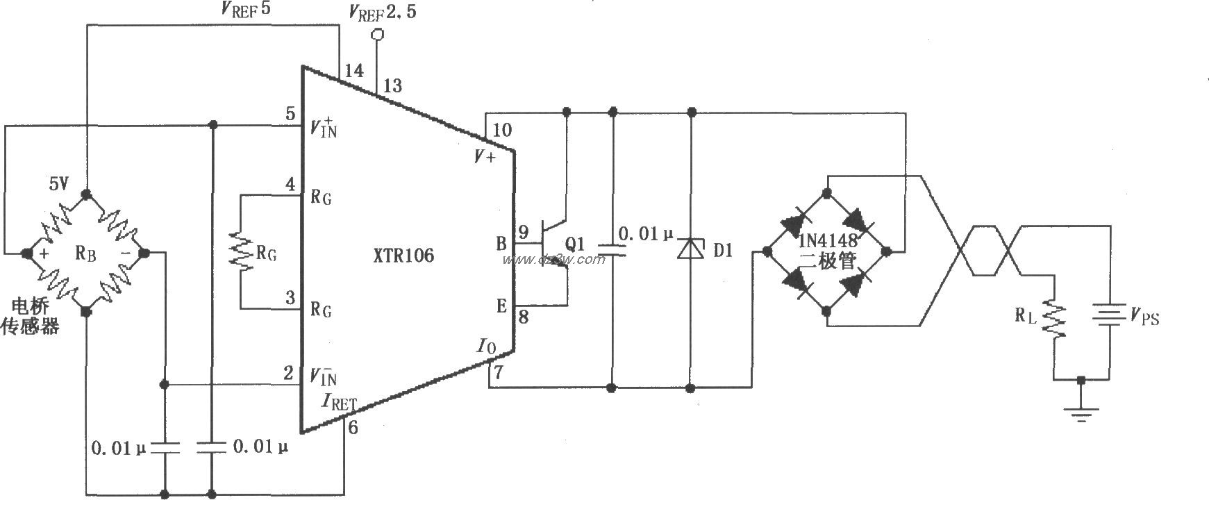 反向电压和浪涌过电压保电路图