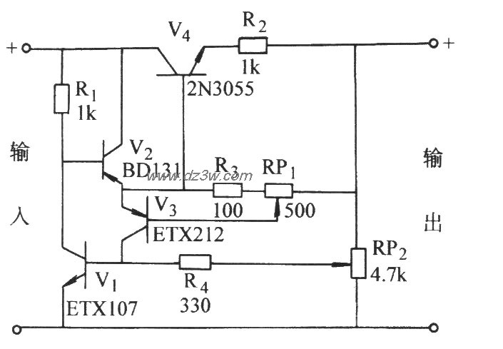过电流保护电路电路图
