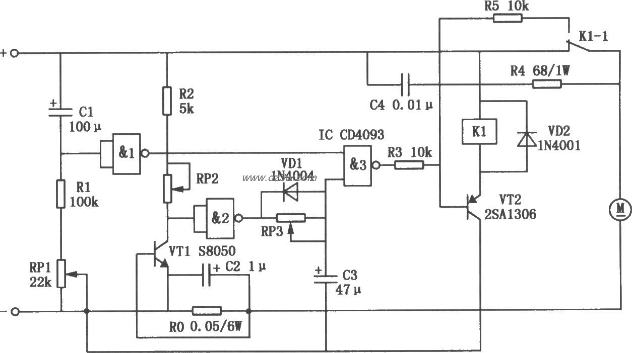 大功率直流电机过流保护电路图