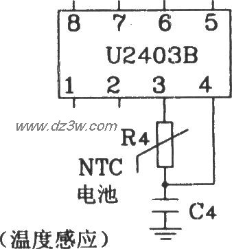 由U2403B恒流充电计时器电路图