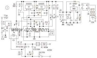 使用霍耳元件的可控硅过电路图