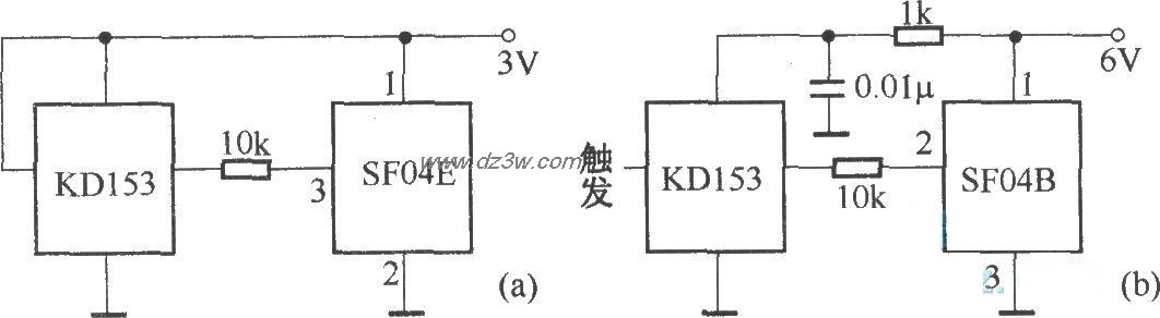 SF04E与SF04B组成的发射电路图