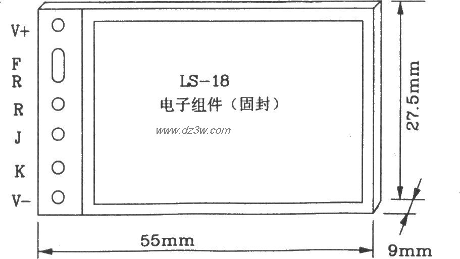 LS-18红外感应式遥控开关电路图