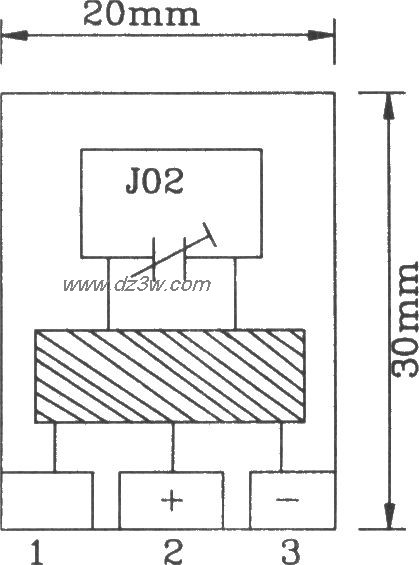 由F03/J02B构成的遥控编电路图