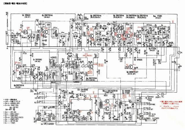 SONY ICF-5500收音机线路电路图