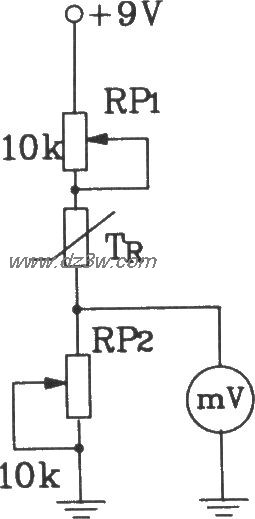 T-121温度传感器构成电子电路图
