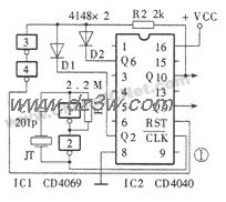 60Hz脉冲信号产生电路电路图