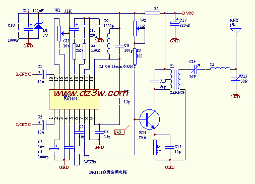 60H脉冲发生器电路电路图