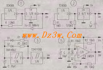 常见多谐振荡电路电路图