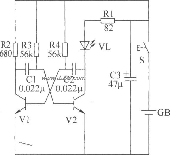 红外遥控开关电路原理图电路图