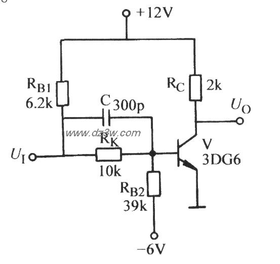 晶体管高速开关电路电路图