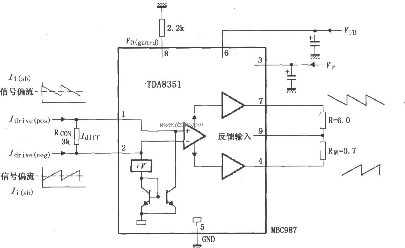 TDA8351／8356的测试电路电路图