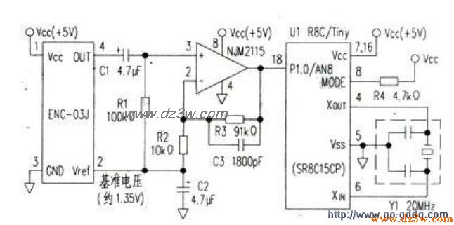 旋转角速度计电路图电路图