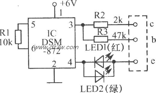 晶体管好坏速测仪电路电路图