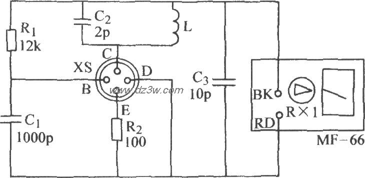 晶体管fT挑选电路电路图