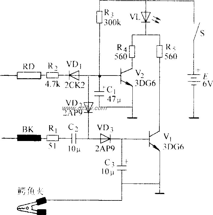 多用检测器电路电路图