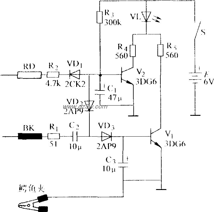 逻辑测检电路电路图