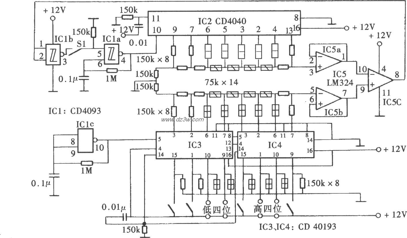 任意数脉冲选取电路(1)(电路图