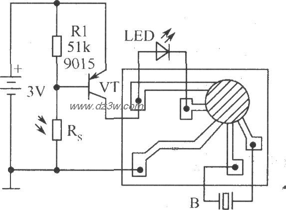 电子贺卡电路电路图