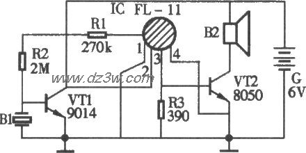 声控玩具布娃娃电路电路图