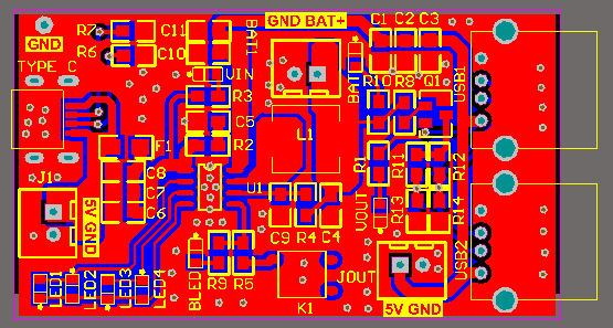 移动电源模块IP5306（包含原理图及PCB）