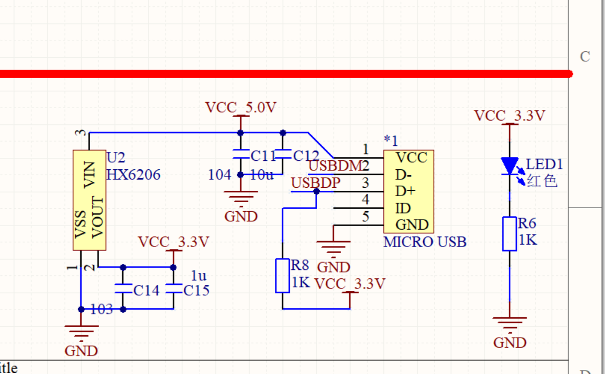 STM32F103C8T6最小系统核心板ad设计原理图+PCB文件